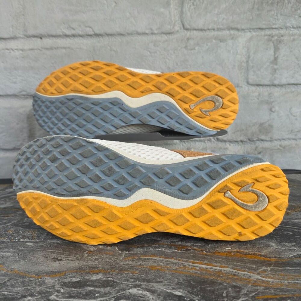 OluKai Wailuku Mesh Athletic Comfort Sneakers Bright White Sea Ice Women's SZ 8 - Picture 9 of 9